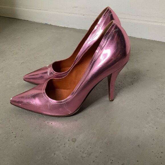 Lanvin Metallic Heels - Picture 1 of 10